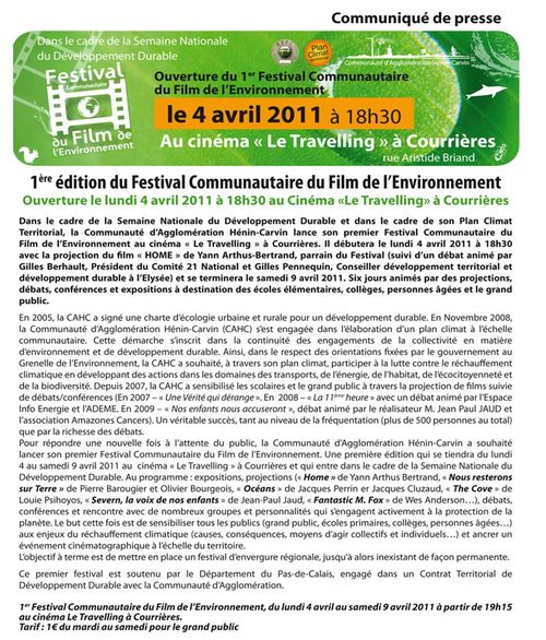 Festival communautaire du film de l'environnement